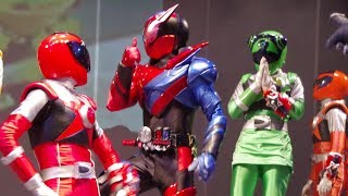 【仮面ライダービルド\u0026宇宙戦隊キュウレンジャー】スペシャルショー ジュウオウイーグルと仮面ライダーエグゼイドも登場 KAMEN RIDER BUILD \u0026 Kyuranger