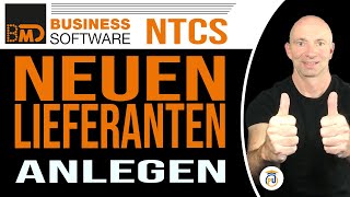 BMD NTCS - Neuen Lieferanten anlegen