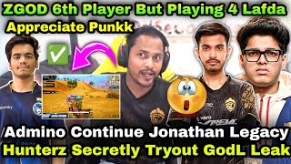 Caster On Hunterz Secretly Tryout In GodL \u0026 Admino Continue Jonathan Legacy🐐GodLike Playing 4 Matter