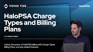 HaloPSA Charge Types and Billing Plans
