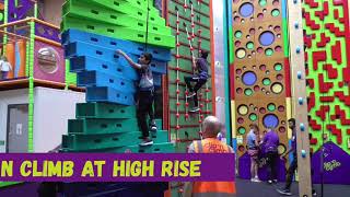 Clip 'n Climb indoor climbing at High Rise Lisburn