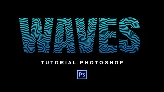 Cara Membuat Teks Efek Waves atau Bergelombang | Tutorial Photoshop