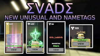 Roblox Evade (2.0) Overhaul New Unusual (Dizzy Stars, Ectoplasmic Star, Australis Nebula)