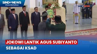 Presiden Jokowi Lantik Agus Subiyanto sebagai KSAD di Istana Negara