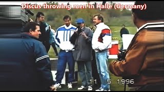 Discus throwing men in Halle (Germany) 1996-05-11.