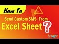 Send Custom SMS  from Excel Sheet in SMSLAB Panel - English Tutorial