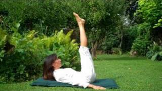 5 Tibetan Rites - full demo so you can join in - English - chakra info - Maryse Moerel.wmv