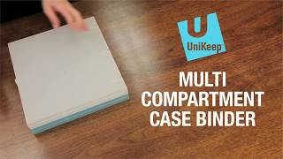 UniKeep - Multi-Compartment Binder for Craft, Media and Document Storage