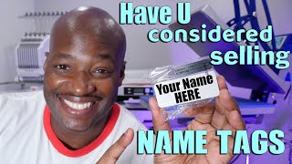 How to Make Professional Name Tags to sell in your E-Store