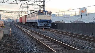 4072レ.EF65-2096[新]系海上コンテナ輸送西浦和通過