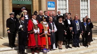 The Proclamation of King Charles III at County Hall, Chichester