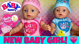 💗Baby Born Soft Touch Girl Unboxing! 👶🏼Welcome A New Baby Born Doll On Our Chanel! 🤗