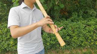 尺八星岚 Shakuhachi Hoshi Arashi Outdoor shakuhachi playing