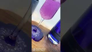 My new design-Purple epoxy cocktail glass 🍸🍹