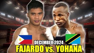 LATEST DEC 2024 FAJARDO vs YOHANA | BATA NI BOB ARUM 4X BAGSAK SA PINOY