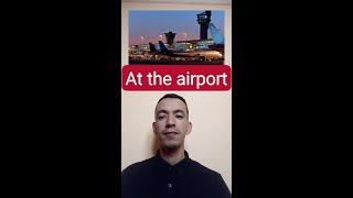 At the airport vocabulary