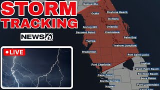 🔴LIVE STORM COVERAGE | Strong Storms And Heavy Rain Move Through Central Florida