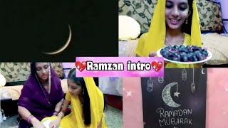 Ramadan Intro💖 "Ramadan Kareem" #ramzankareem #ramdanintro #ramadanmubarak #2024 #hurmathazmi #intro