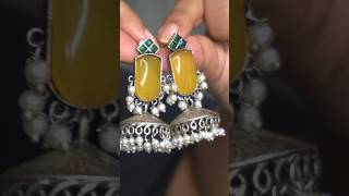 *SILVER REPLICA * jhumkas at just Rs 283🧸✨ #meeshofinds #meeshojewellery #affordablefinds