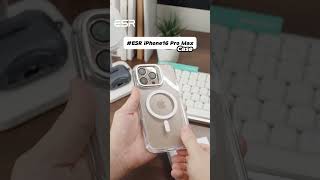 What Desert Titanium! iPhone 16 Pro Max new color unboxing! ESR iPhone 16promax accessories is ready