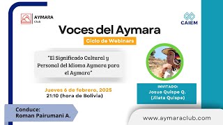 Voces del aymara - Webinar 2 (Jilata Quispe)