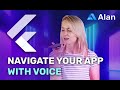 Navigating Through the Flutter App Using Voice