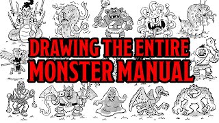 Drawing Every Monster in the Monster Manual!!!