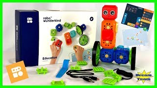 Robo Wunderkind Education Robotics Kit, Kids Can Learn To Code \u0026 Control Their Own Robot, STEM Set