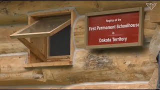 The new replica of the first permanent schoolhouse in Dakota Territory | Dakota Life