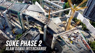 SUKE Phase 2 Alam Damai Interchange & Toll Plaza Progress Update + Cheras Kajang Interchange