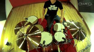 Mapex Black Panther Blaster drum kit demo