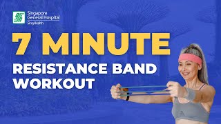 Effective 7 Minute Workout for Busy Adults - FULL BODY RESISTANCE BAND WORKOUT