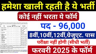 भारत सरकार मुद्दतो बाद नई भर्ती | Top 15 Government Job February 2025 | New Vacancy 2025 | Top 5