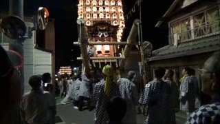 八屋祇園　2016年度　汐かき　大船　山鉾　福岡県豊前市