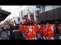 2015篠山春日神社秋祭り、太鼓神輿