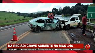 Grave acidente entre Bandeira do Sul e Poços de Caldas