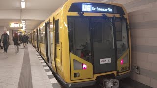 U Bahn Berlin Mitfahrt im H01 5028-6 von Kurt-Schumacher-Platz bis Rehberge auf der U6