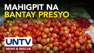 Gobyerno, mahigpit na binabantayan ang presyo ng kamatis at iba pang produkto