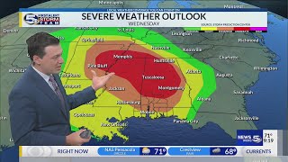 WKRG News 5 at 9 AM Forecast: Weather Alert Day Tomorrow