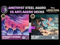 🟣🔘 AMETHYST STEEL AGGRO MIDRANGE CAN EVEN OVERCOME ANTI-AGGRO DECKS - Disney Lorcana Gameplay