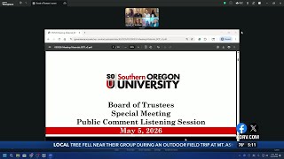 Happening today: Board of Trustees special meeting for public comment
