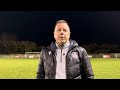 💬 post match interview manager lee lashenko after thatcham defeat