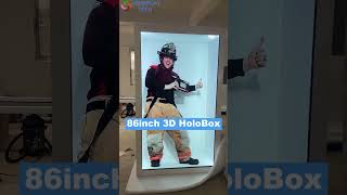 86inch 3D HoloBox  #hologram #3dhologramdisplay #transparent #fyp #AI  #holobox #transparentlcd