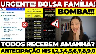 PAGAMENTOS: TODOS os BENEFICIÁRIOS do BOLSA FAMÍLIA RECEBEM no MESMO DIA - NIS 1,2,3,4,5,6,7,8,9 e 0