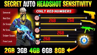 Free Fire Max Auto Headshot Trick 2024 Sensitivity | 2gb, 4gb, 6gb Ram Headshot Sensitivity Setting