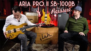 Aria Pro SB-1000B Bass MIJ Reissue - The Triumphant Return to America