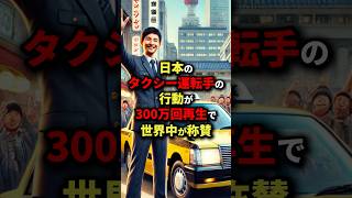 日本のタクシー運転手の行動が300万回再生で世界中が称賛 #海外の反応