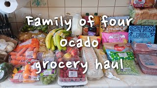 Ocado grocery shopping haul | UK family of four