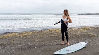 Big waves were waiting for me when I returned to Chiba!