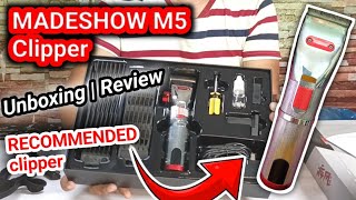 MADESHOW M5 | Unboxing Clipper | Spec's | Price | Review| Recommended! #barber #barbershop #hair